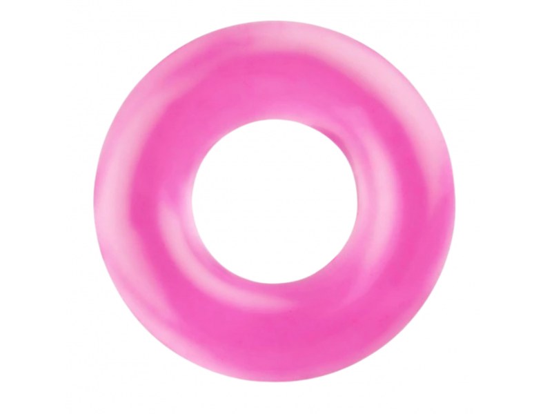 Pierścień erekcyjny na penisa elastyczny różowy - 4